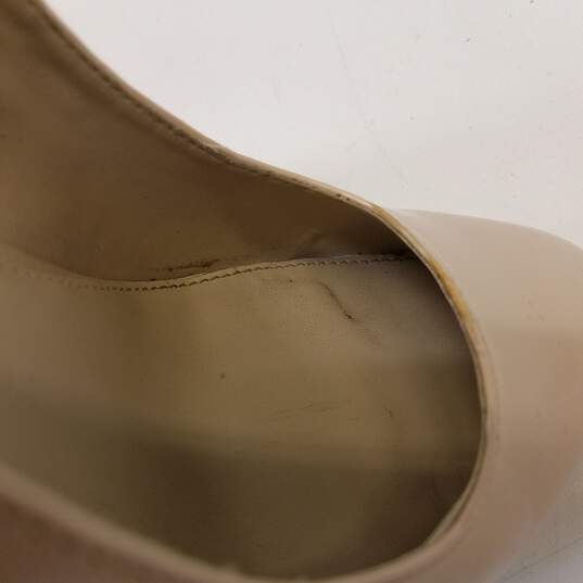 Banana Republic Patent Leather Wedge Heels Nude 8.5 image number 8
