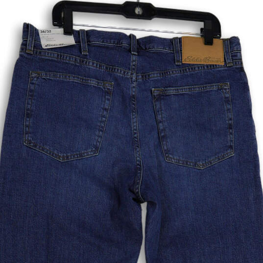 NWT Mens Blue Denim Medium Wash Classic Fit Straight Leg Jeans Size 36X32 image number 4