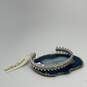 NWT Designer Lucky Brand Silver-Tone Beaded Fashionable Bangle Bracelet image number 1