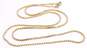 14k Yellow Gold Serpentine Chain Necklace 8.4g image number 3