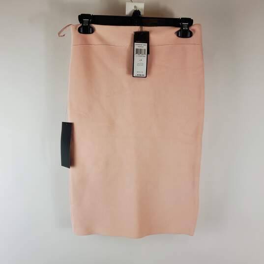 BCBGMAXAZRIA Women Pink Bandage Skirt M NWT image number 2