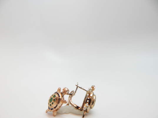 VNTG/Mod Mixed Metals Frog & Turtle Jewelry image number 5
