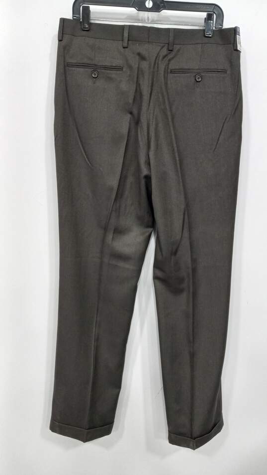 Men’s Ralph Lauren Pleated Dress Pants Sz 34x32 NWT image number 2