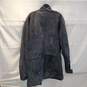 U2 Wear Me Out Full Zip Up Navy Genuine Leather Jacket Size XLT image number 2