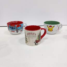Christmas Mugs Assorted 9pc Lot alternative image