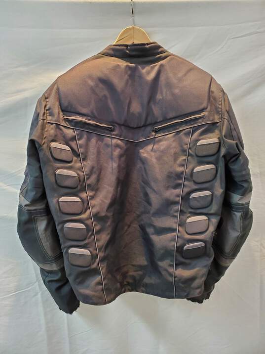 Xelement Black Padded Motorcycle Jacket Adult Size L image number 2
