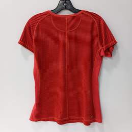 The North Face Women's Red Striped Shirt Size L alternative image
