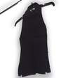 Womens Black Solid Sequin Sleeveless Sheath Mini Dress Size Medium image number 6