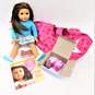 American Girl Doll Brown Eyes & Hair W/ Carrying Bag Pet Party Accessories & Party Craft Book image number 1