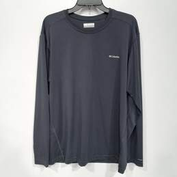 Columbia Gray/Blue Long Sleeve Shirt Size L