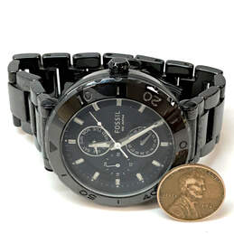 Designer Fossil CE-1001 Chronograph Black Round Dial Analog Wristwatch alternative image