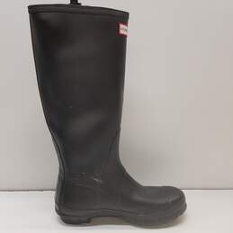 Hunter Women's Tall Black Rain Boots Size. 7