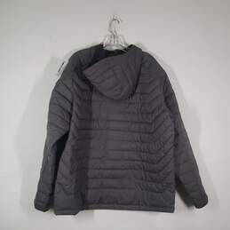 Mens Mid-Length Long Sleeve Hooded Full-Zip Puffer Jacket Size XL alternative image