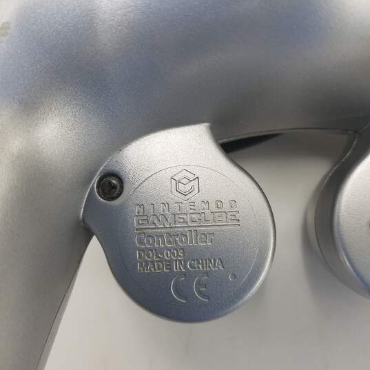 Nintendo GameCube Controller Silver Untested image number 3