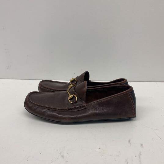 Gucci Brown Loafer Casual Shoe Men 11 image number 2
