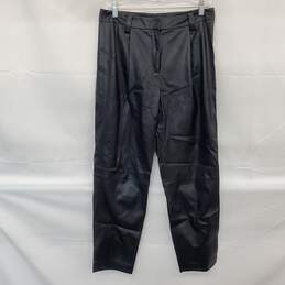 Vince Camuto Black Faux Leather Pants Size 6