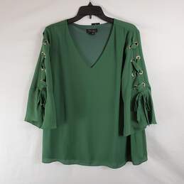 Thalia Sodi Women Green Blouse L NWT