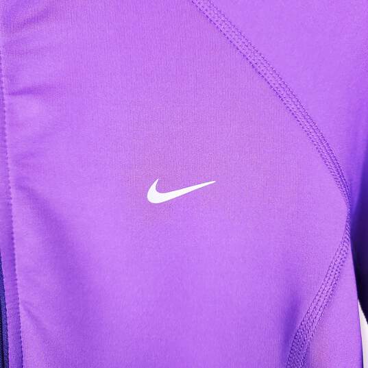 Nike Dri-fit Women Purple Athletic Top SZ M image number 6