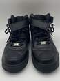 Authentic Men Air Force 1 315123 001 Black Lace Up Sneaker Shoes Size 9 image number 1