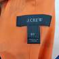 J. Crew Coral & Navy Blue Floral Patterned Racerback Midi Dress WM Size 8T image number 3