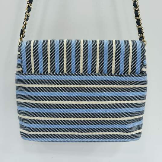 Talbots White, Blue, And Black Purse image number 2
