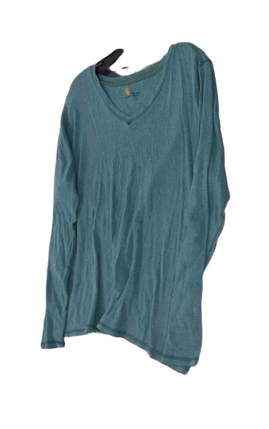 Carhartt Womens Blue Long Sleeve Round Neck Pullover T Shirt Size X-Large image number 2
