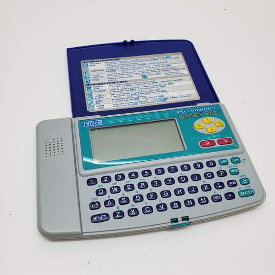 Vtech Precomputer Smart Pad Kids Gray LCD Electronic Learning (Untested) image number 1