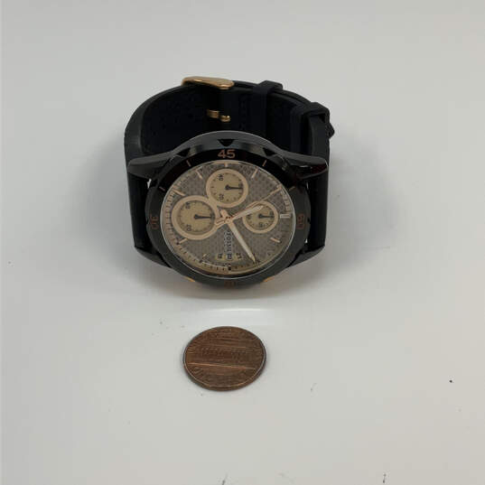 Designer Fossil Black-Tone Adjustable Strap Chronograph Analog Wristwatch image number 1
