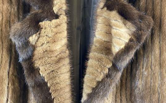 Unbranded Vintage Women's Brown Fur Coat- M/L image number 3