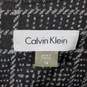 Calvin Klein Women Black Plaid Sheath Dress Sz 14 NWT image number 3