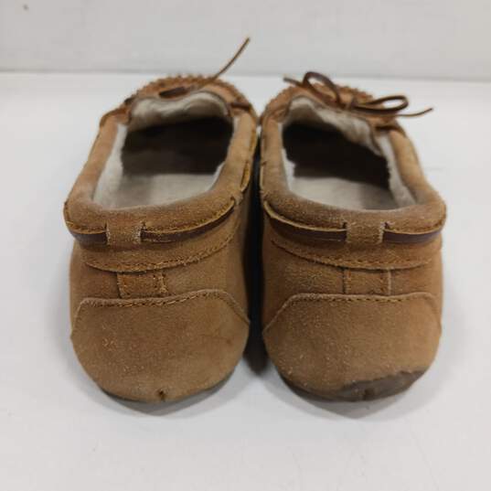 Minnetonka Women's Calli Brown Suede Loafer Slipper Moccasin Size 9 image number 4