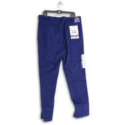 NWT Mens Blue Flat Front Sport Flex Straight Fit Dress Pants Size 36x32 alternative image
