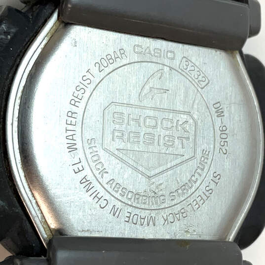 Designer Casio 3232 G-Shock Black Adjustable Strap Digital Wristwatch image number 5