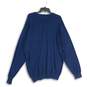 NWT Greg Norman Mens Navy Blue Knitted V-Neck Pullover Sweater Size XXL image number 2