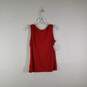 Womens Asymmetrical Neck Sleeveless Pullover Blouse Top Size Small image number 2