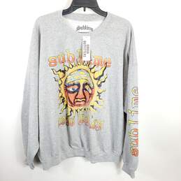 Urban Outfitters Men Grey Graphic Sweater S NWT