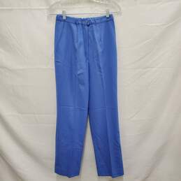 VTG 70's Pendleton WM's Double Knit 100% Virgin Wool Blue Pull On Pants Size 8