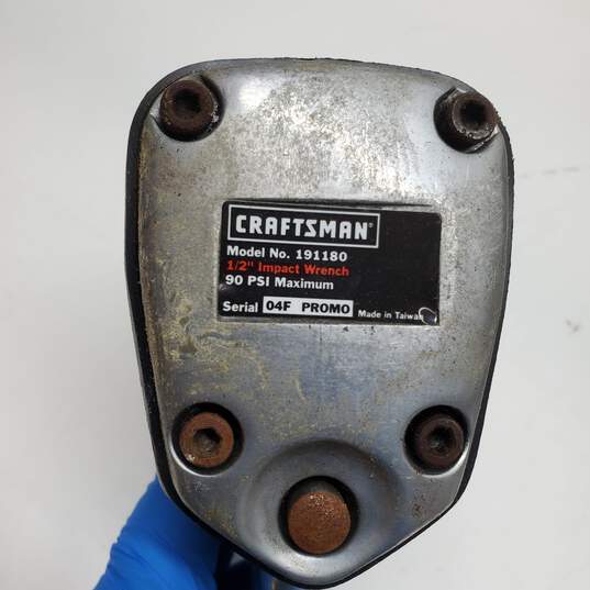 Craftsman Air Drive System Impact Wrench Ratchet Air Hammer in Case Untested image number 4