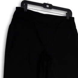 NWT Womens Black Flat Front Stretch Pockets Regular Fit Ankle Pants Size 12
