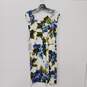 Adrianna Rapell Women's Blue Floral Drape Neck Dress Size 2 NWT image number 2