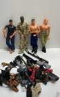 Action Figures 4 Assorted Lot Of G.I. Joe's Various Clothing / Accessories image number 1