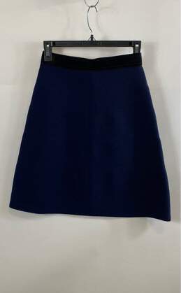 Louis Vuitton Women's Navy Mini Skirt- XS alternative image
