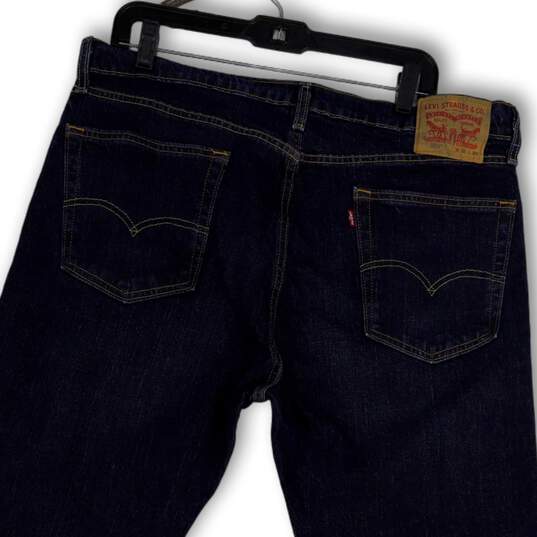 NWT Mens Blue 505 Denim Medium Wash Regular Fit Straight Leg Jeans Sz 36x30 image number 4