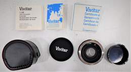 Canon Vivitar MC Tele Converter 2X-4 FL-FD Japan with Caps & Cas