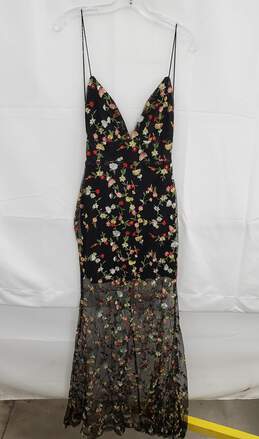 Luxxel Floral Maxi Embroidered Sleeveless Dress NWT Size M