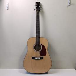 Starcaster Model 0910104121 Beige/Black Acoustic Guitar