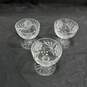 Vintage Trio of Etched Crystal Glasses image number 1