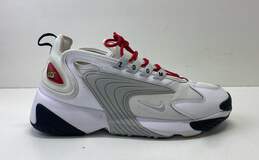 Nike Zoom 2K White Gym Red Athletic Shoes Women's Size 9