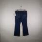 Womens Medium Wash Distressed Denim Bootcut Leg Jeans Size 15/16 image number 2