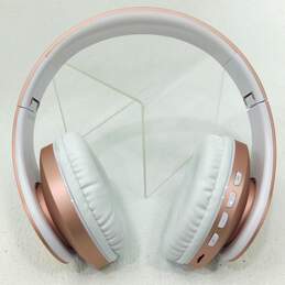 Headphones TUINYO Wireless Over Ear Bluetooth Built-in Microphone Pink/White alternative image